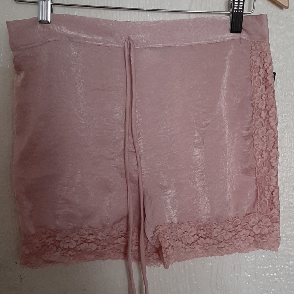 New Jade pink women boxers slip size small
